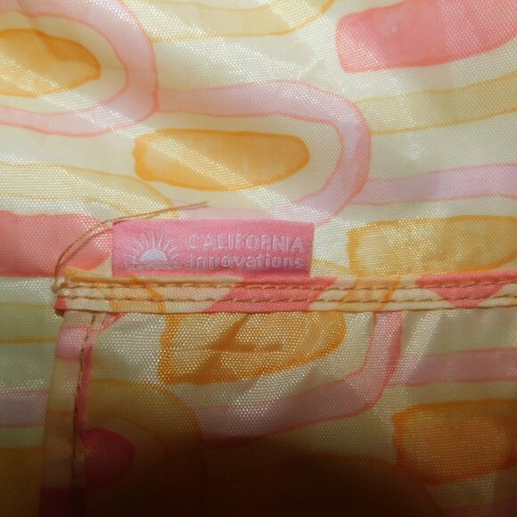 Insulated Grocery Bag California Innovations Double Handed Bag Foldable peach an - Picture 5 of 7